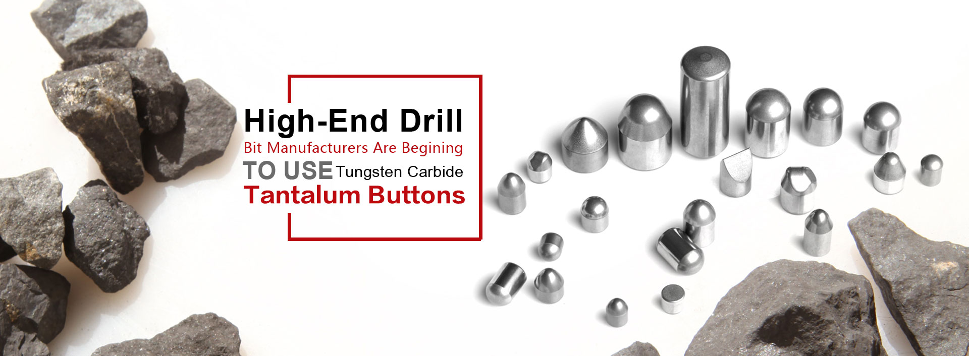 High-End Drill Bit Manufacturers Are Begining To Use Tungsten Carbide Tantalum Buttons